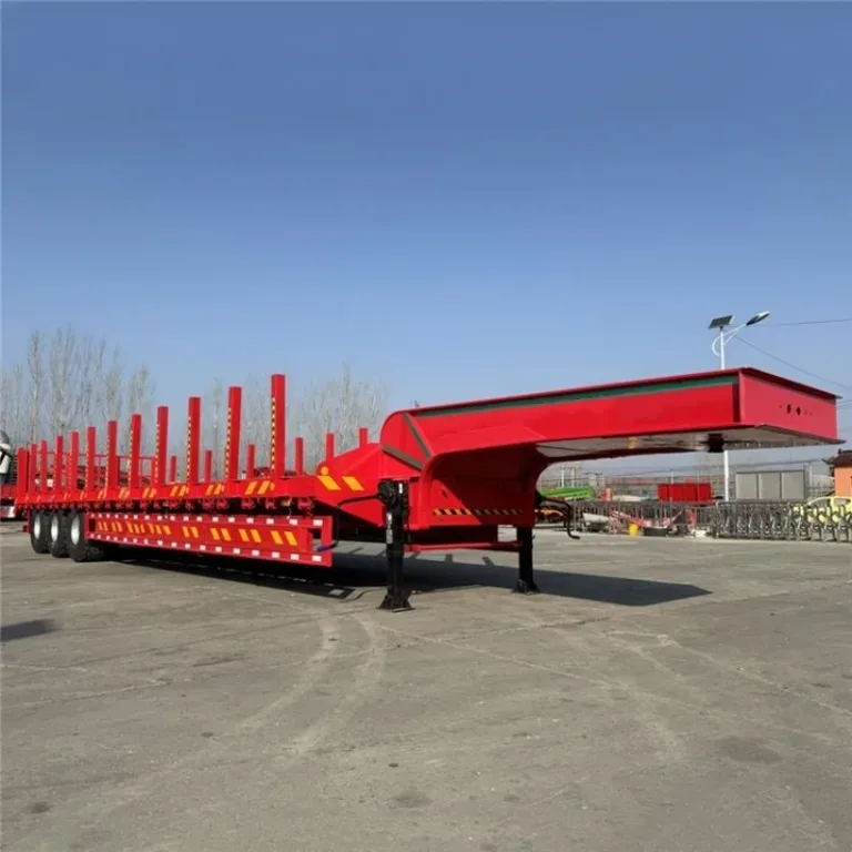 3-axle timber transport semi-trailer