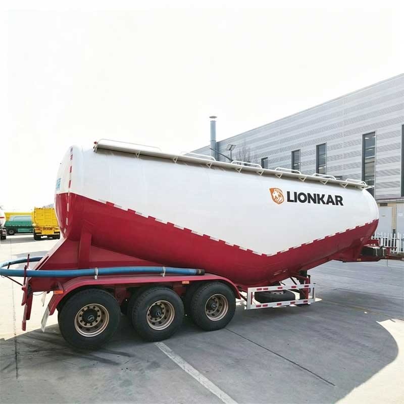 3轴干散粉水泥罐拖车