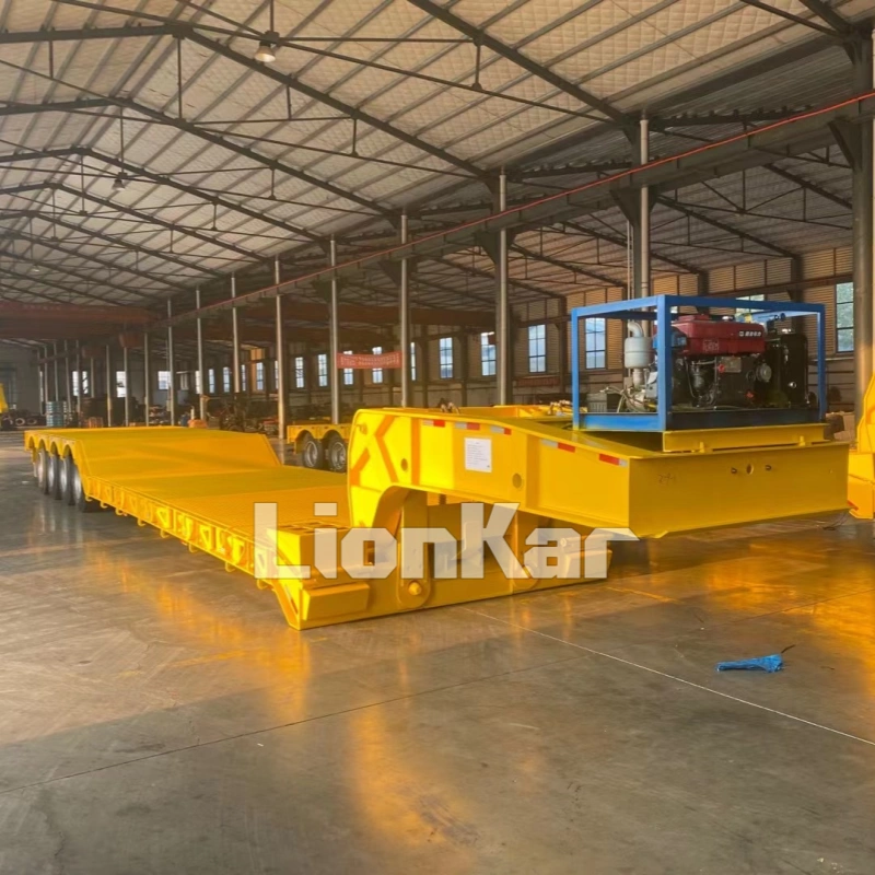 Heavy-duty-detachable-gooseneck-semi-trailer